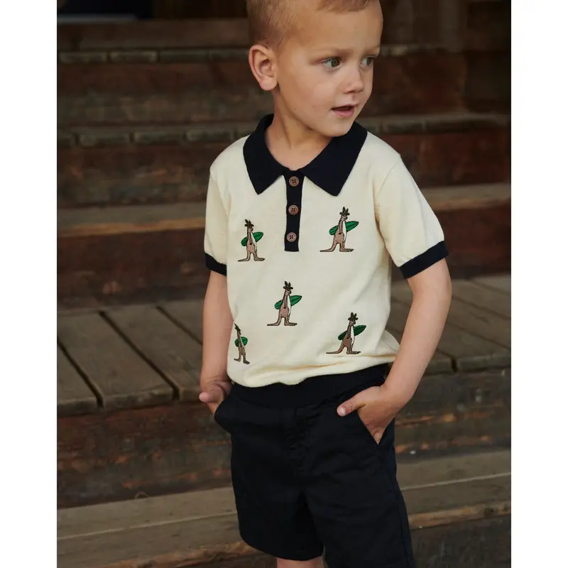 Copenhagen Colors Cream Comb. Polo W. Embroidery 4