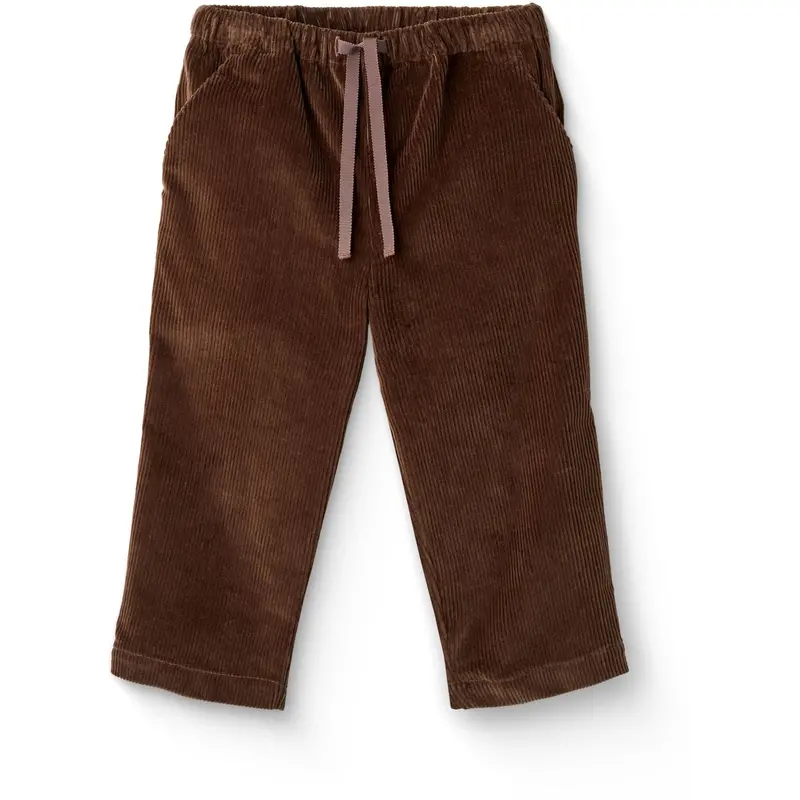 Copenhagen Colors Dk Brown Corduroy Pant W. Adj. Waist 1