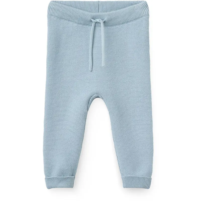 Copenhagen Colors Dusty Blue Cotton Baby Leggings 1