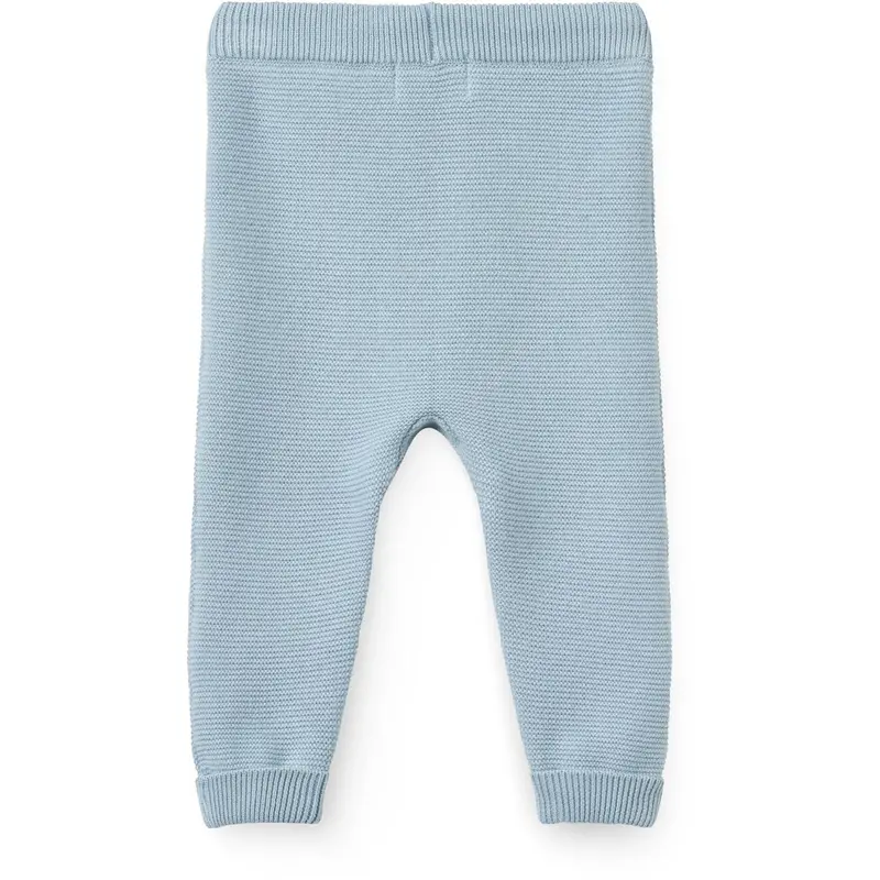 Copenhagen Colors Dusty Blue Cotton Baby Leggings 2