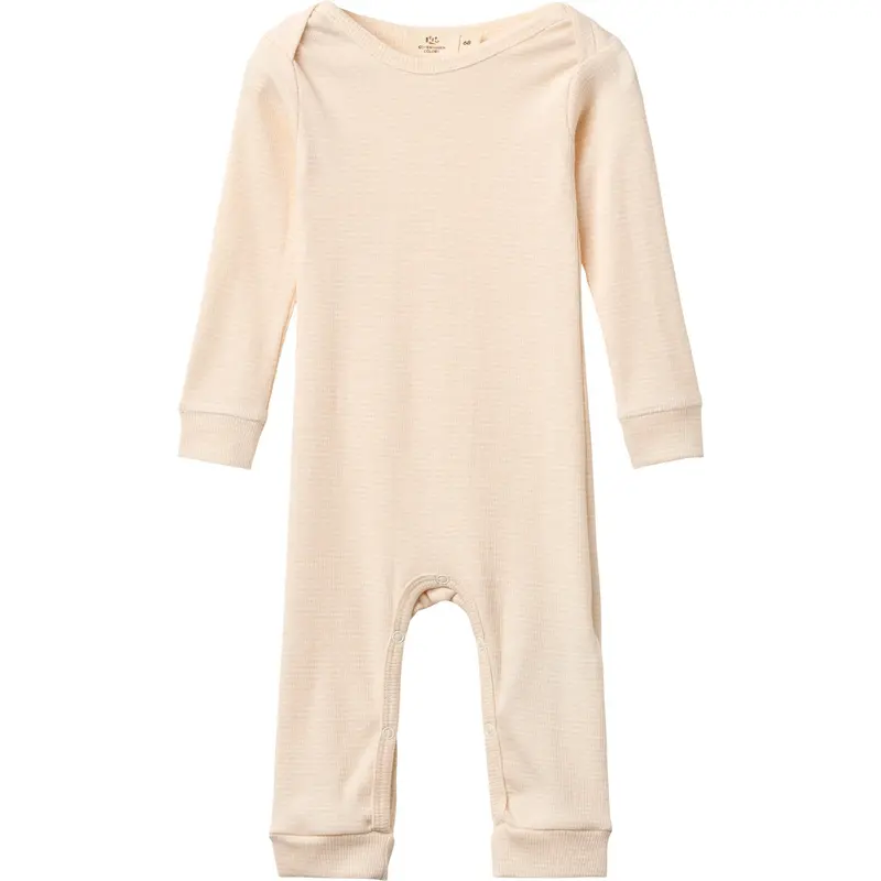 Copenhagen Colors Dusty Rose/Cream Stripe Modal Full Body Romper 1