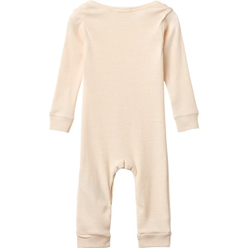 Copenhagen Colors Dusty Rose/Cream Stripe Modal Full Body Romper 3