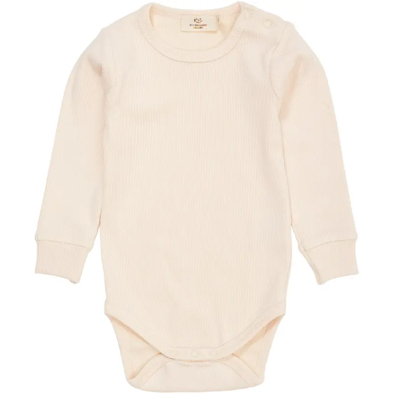 Copenhagen Colors Dusty Rose Modal Rib Ls Body 1