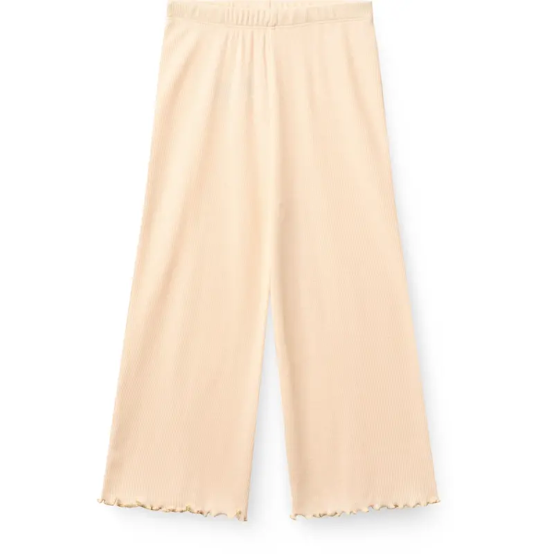 Copenhagen Colors Dusty Rose Modal Rib Wide Pants 1