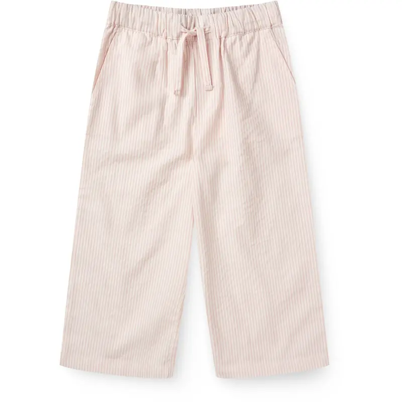 Copenhagen Colors Dusty Rose W Cream Stripe Seersucker Pajama Pants 1