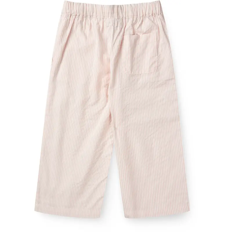 Copenhagen Colors Dusty Rose W Cream Stripe Seersucker Pajama Pants 3