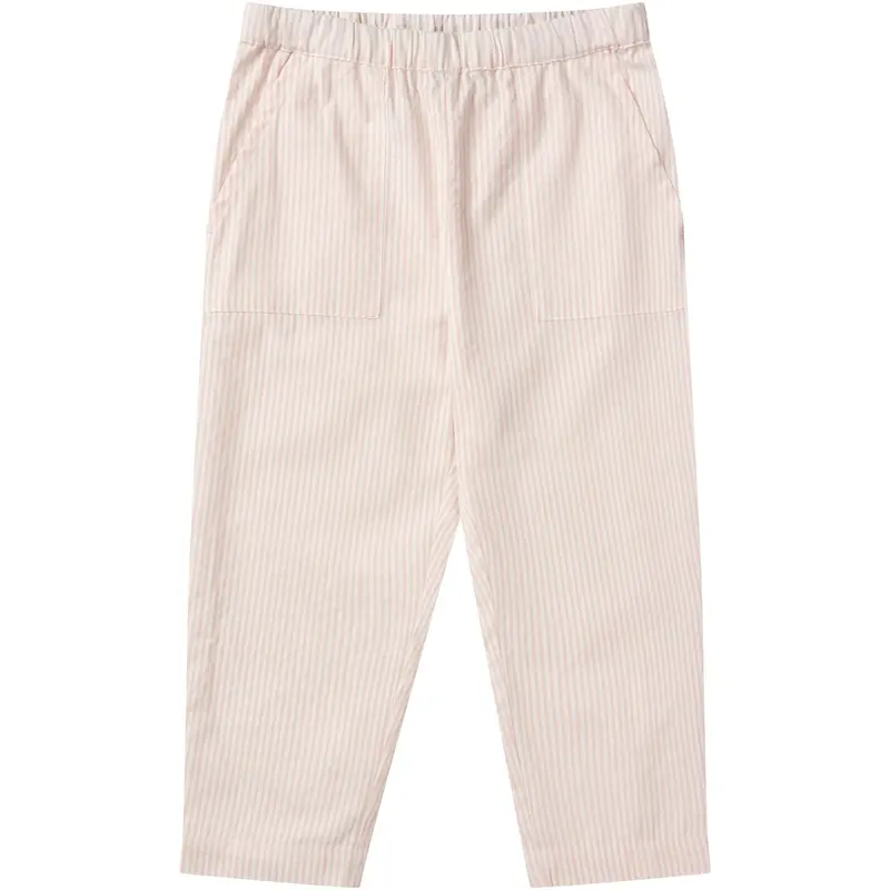 Copenhagen Colors Dusty Rose W Cream Stripe Seersucker Pants 1