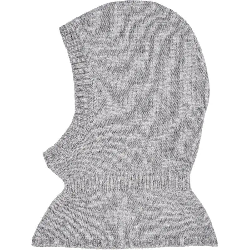 Copenhagen Colors Grey Mel Cashmere Balaclava 1