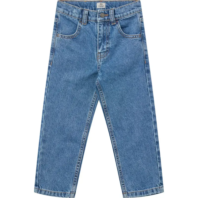 Copenhagen Colors Indigo Blue Washed Organic Junior Jeans Regular Fit 1
