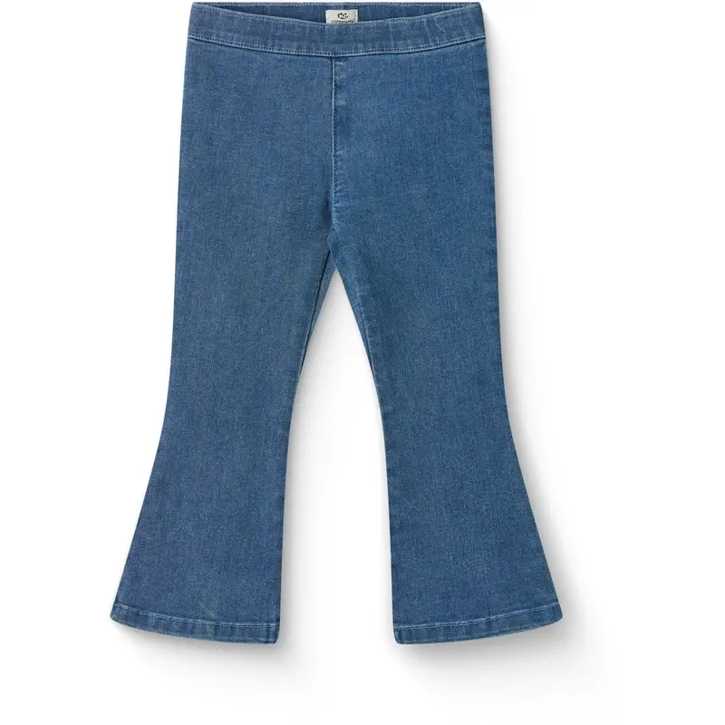 Copenhagen Colors Lt. Blue Indigo Washed Jeggings W. Flare- Super Stretch 1