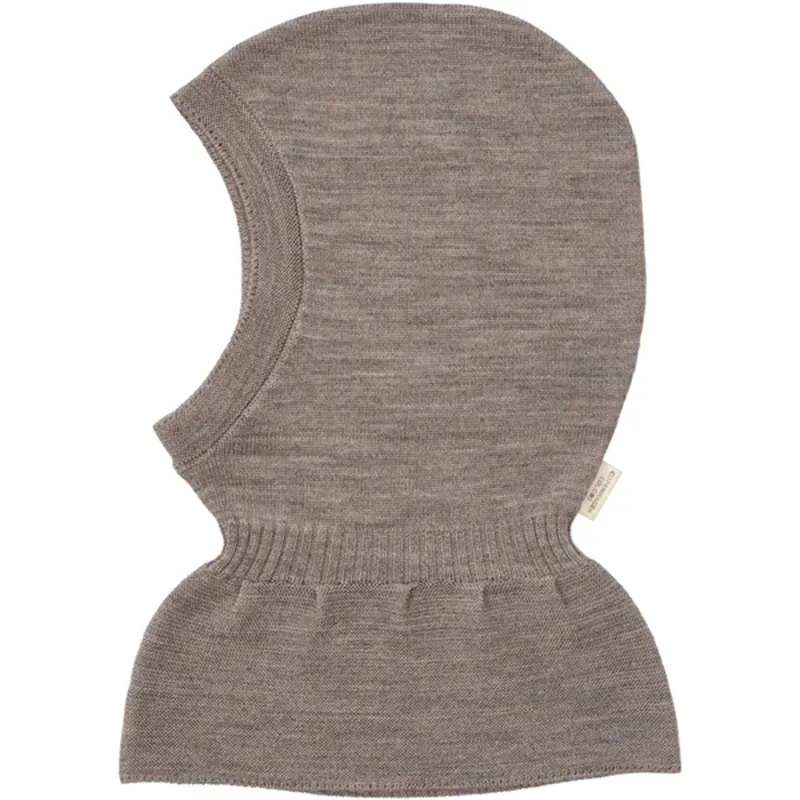Copenhagen Colors Natural Melange Balaclava Knitted Merino Wool 1