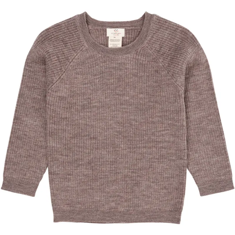 Copenhagen Colors Natural Melange Merino Classic Rib Blouse 1