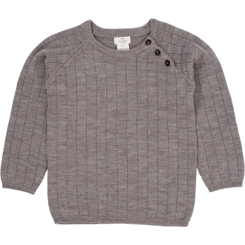 Copenhagen Colors Natural Melange Merino Knitted Blouse 1