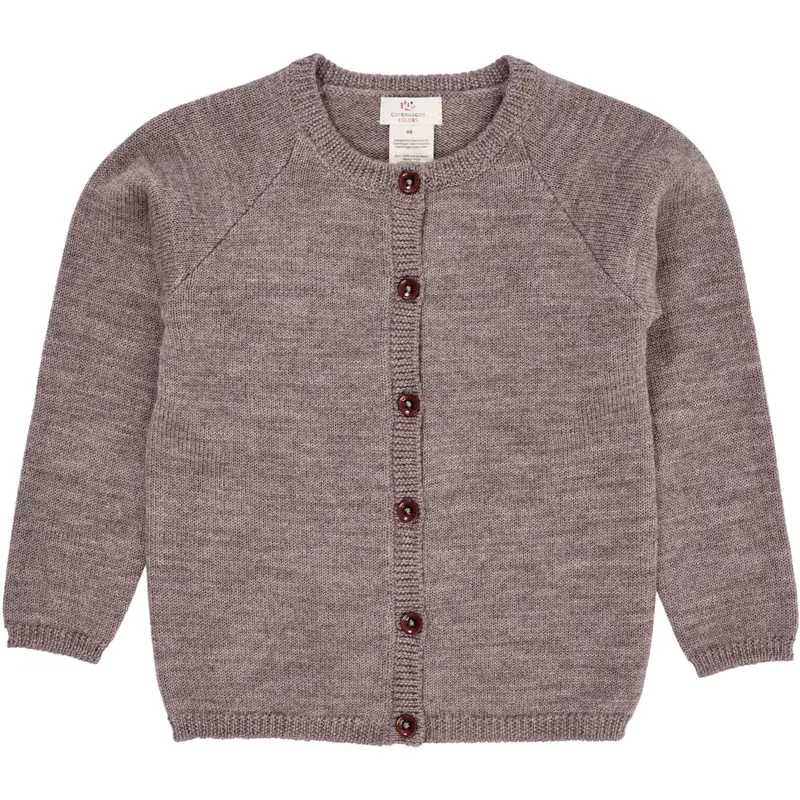 Copenhagen Colors Natural Melange Merino Knitted Cardigan 1