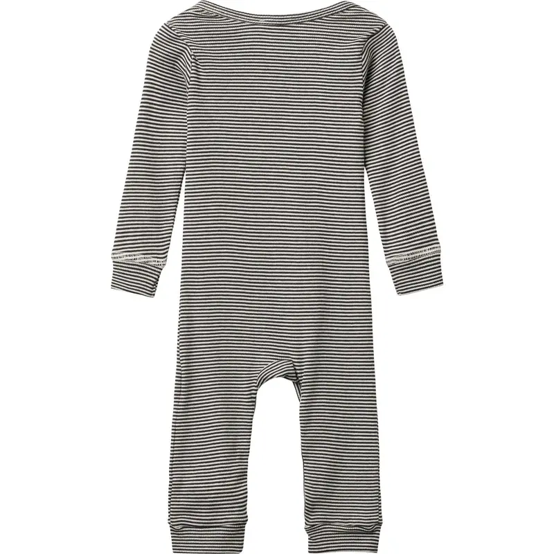 Copenhagen Colors Navy/Cream Stripe Modal Full Body Romper 3