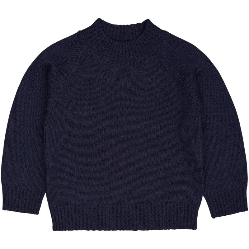 Copenhagen Colors Navy Pull Over W Turtle Neck 1