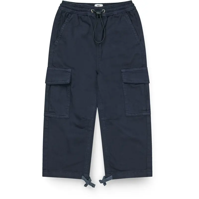 Copenhagen Colors Navy Twill Baggy Pants W. Pockets 1