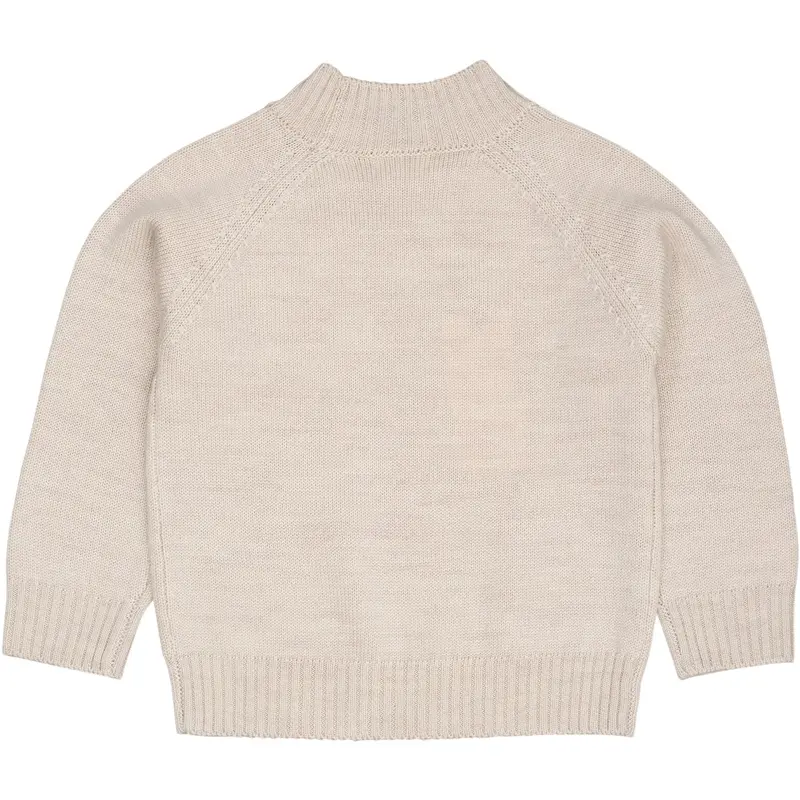 Copenhagen Colors Pale Cream Mel. Pull Over W Turtle Neck 2