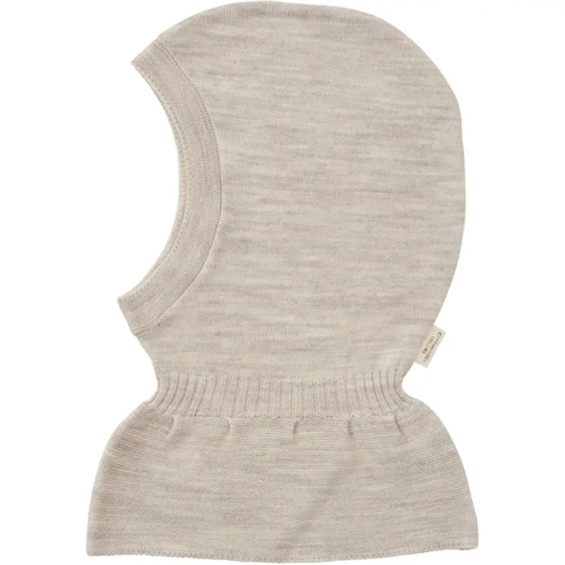 Copenhagen Colors Pale Cream Melange Balaclava Knitted Merino Wool 1