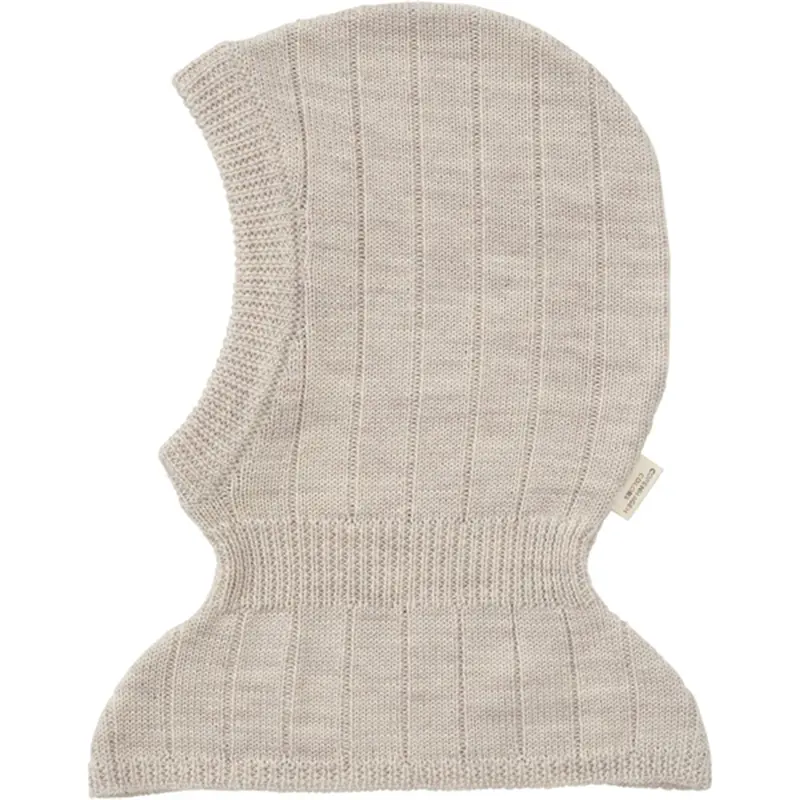 Copenhagen Colors Pale Cream Melange Balaclava Merino Wool 1