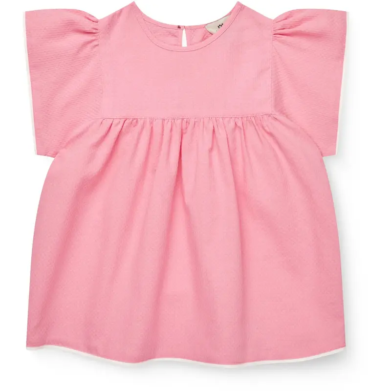 Copenhagen Colors Pink Comb. Blouse W. Contrast Piping 1