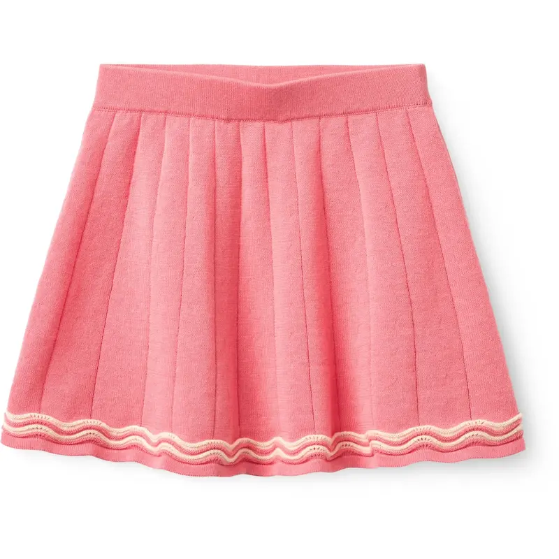 Copenhagen Colors Pink/Cream Comb. Knitted Tennis Skirt 1