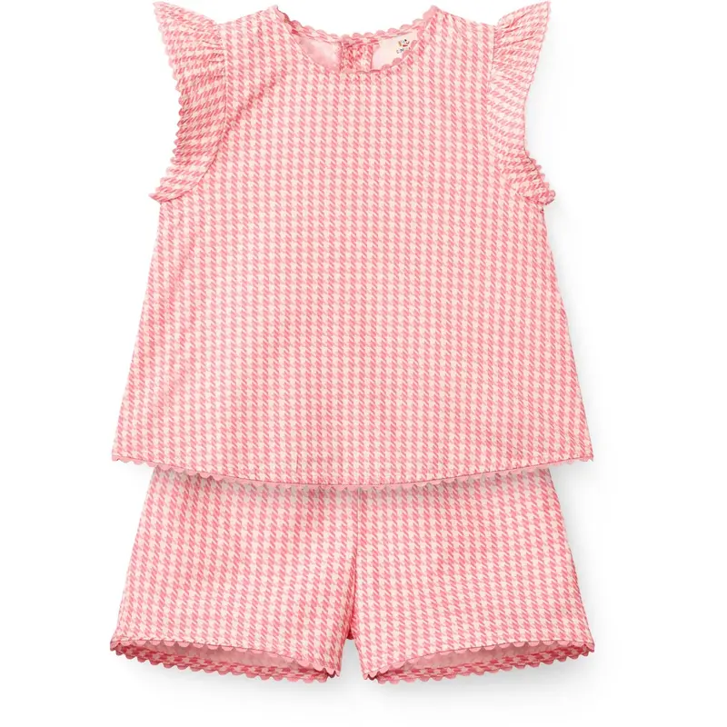 Copenhagen Colors Pink Houndstooth Mini Houndstooth Deco Set 1