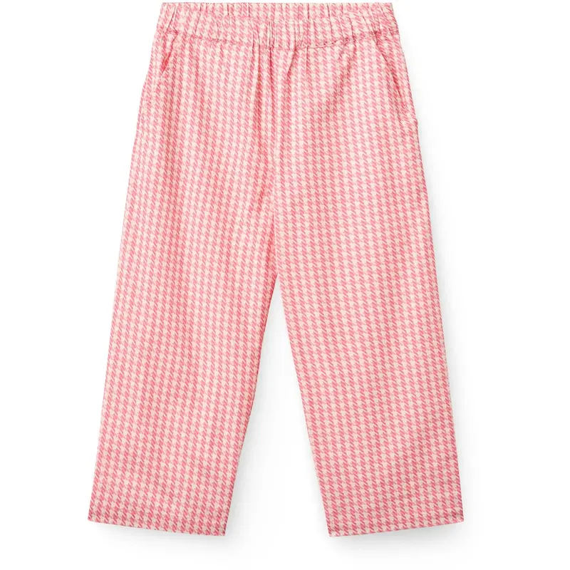 Copenhagen Colors Pink Houndstooth Mini Houndstooth Pants 1