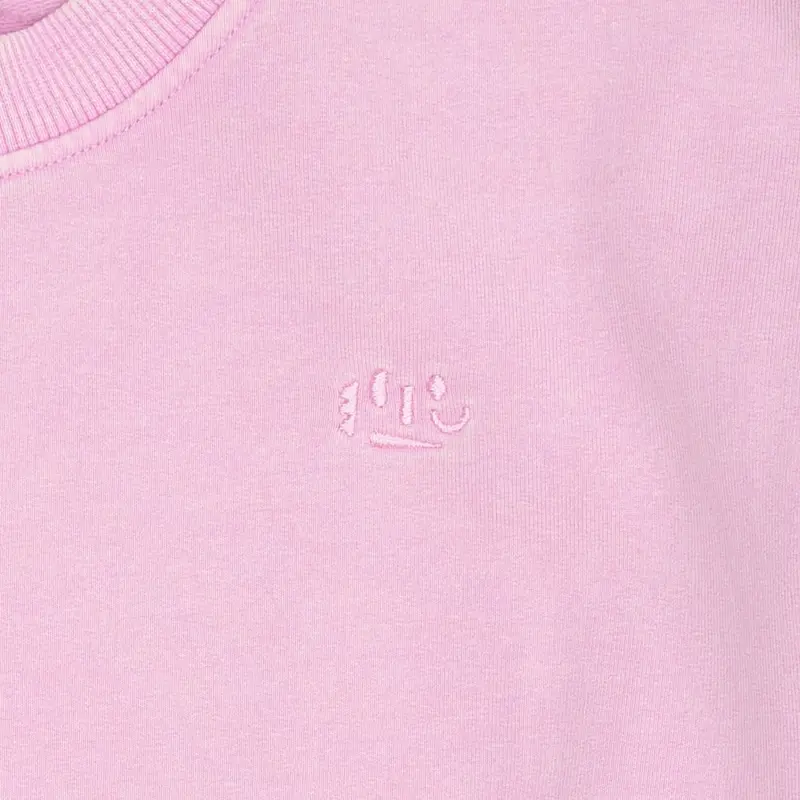 Copenhagen Colors Syringa Classic Sweatshirt W. Logo Embroidery 4
