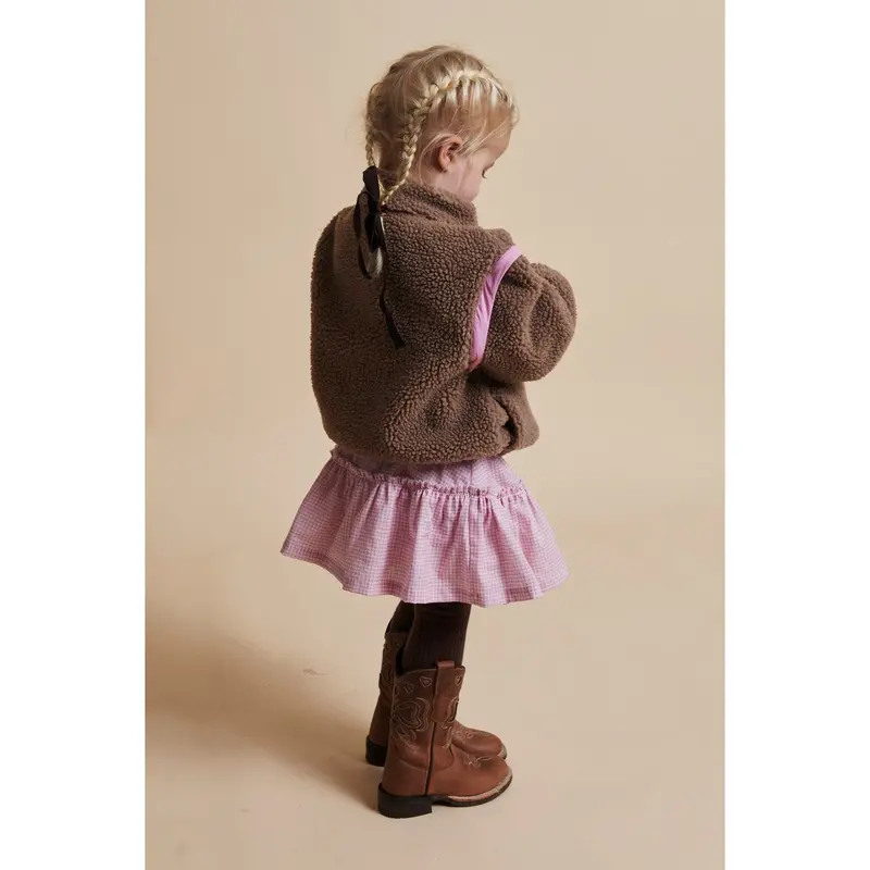 Copenhagen Colors Syringa Comb. Houndstooth Skirt W. Tulle 2