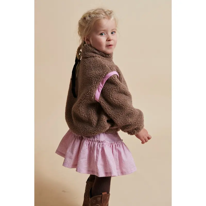 Copenhagen Colors Syringa Comb. Houndstooth Skirt W. Tulle 3