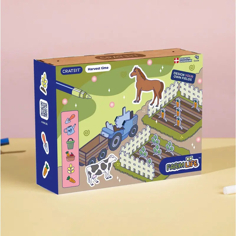 Crateit The Farm Wooden Toy Harvest Time 1