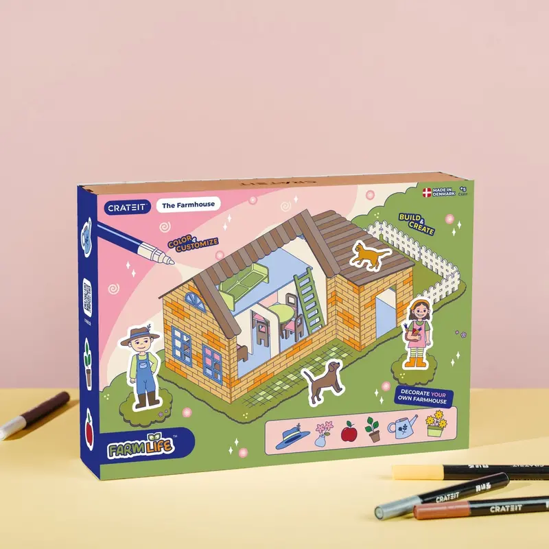 Crateit The Farm Wooden Toy The Farmhouse 1