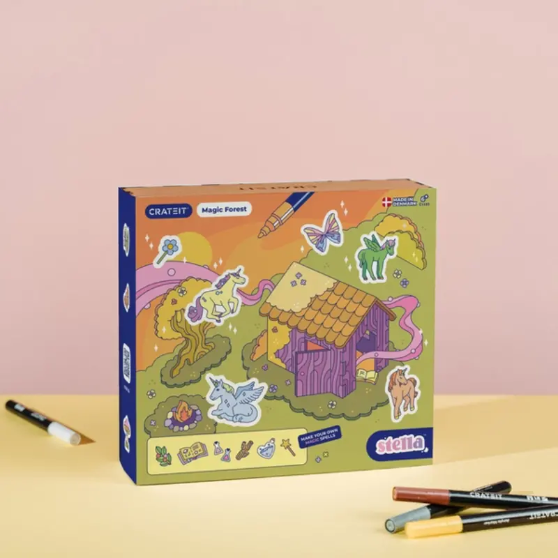 Crateit Unicorn Wooden Toy Magic Forest 1