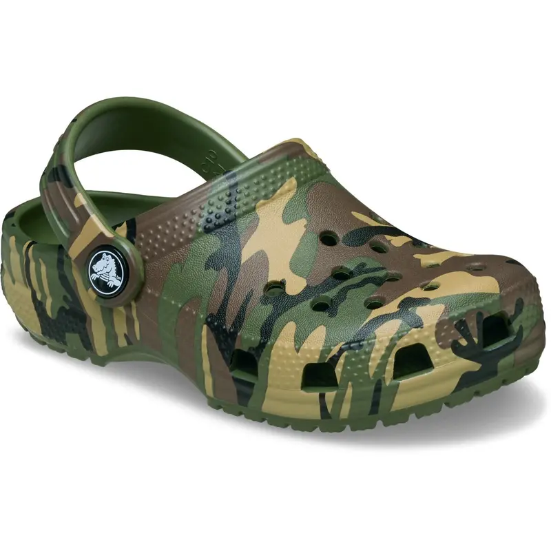 Crocs Army Green/Multi Classic Camouflage Clog 2