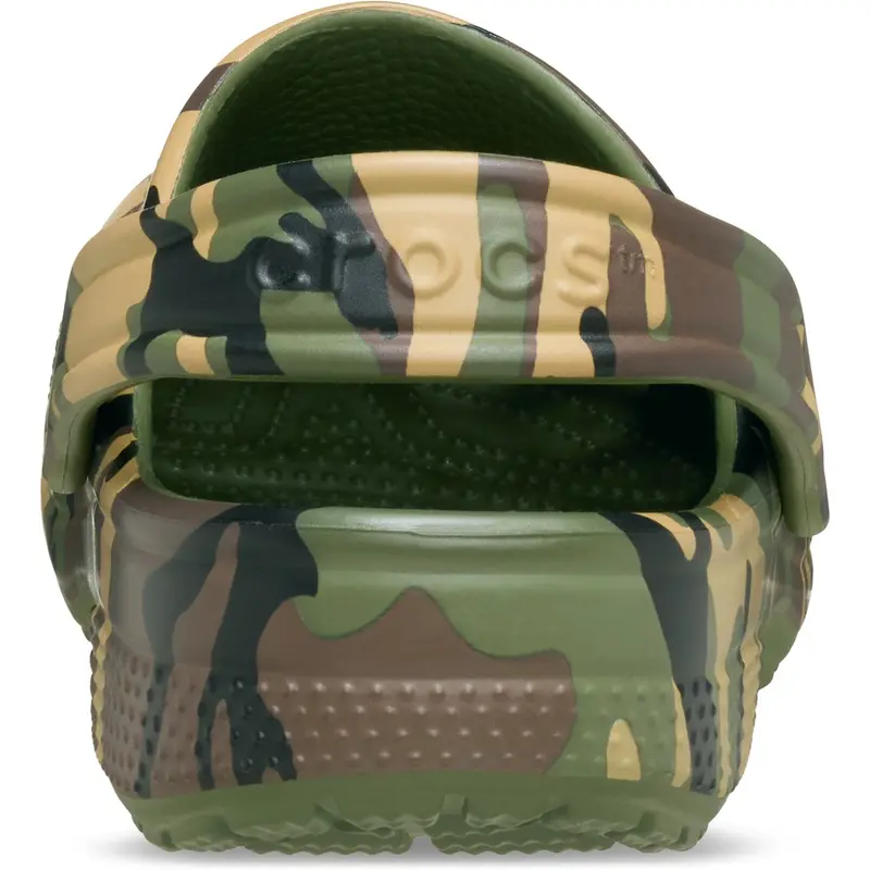 Crocs Army Green/Multi Classic Camouflage Clog 5