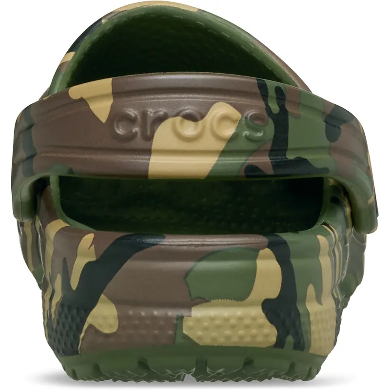 Crocs Army Green/Multi Classic Camouflage Clog 5