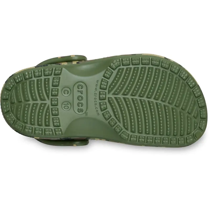 Crocs Army Green/Multi Classic Camouflage Clog 6