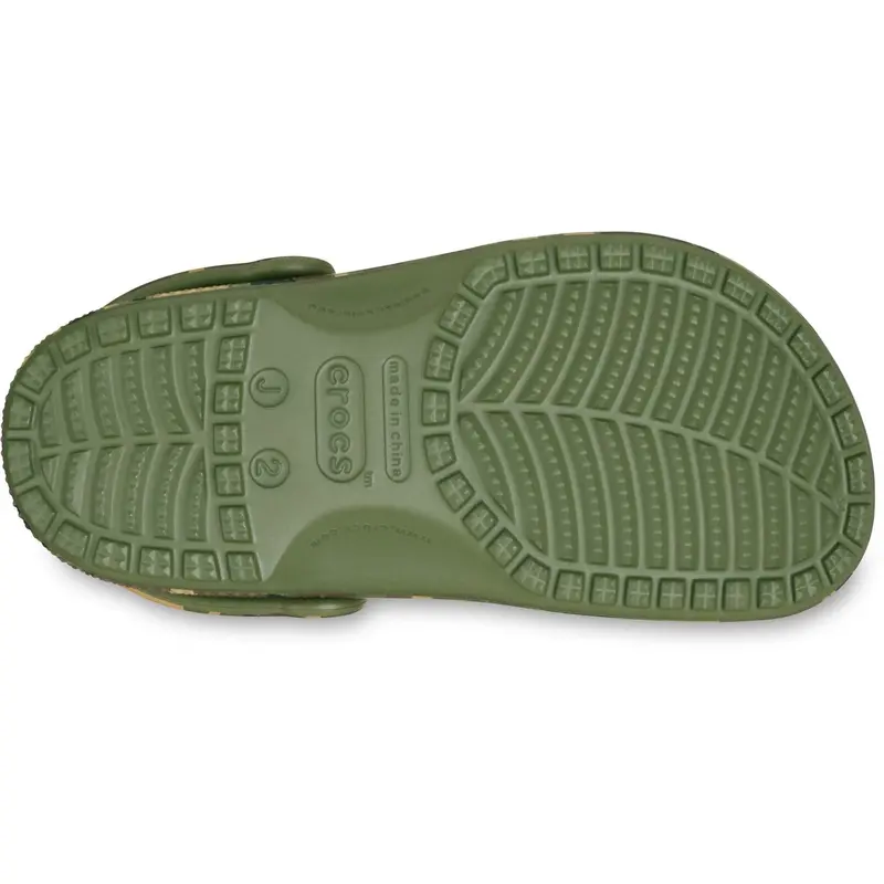 Crocs Army Green/Multi Classic Camouflage Clog 7