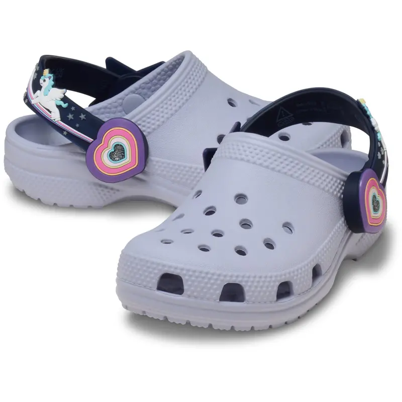 Crocs Frosted Grape Classic Imagination Lights Backstrap Clog 1