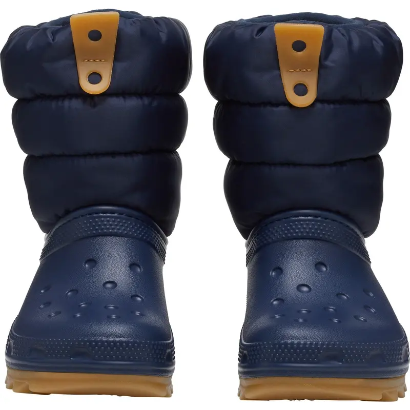 Crocs Navy/Gum Classic Neo Puff Boot 5