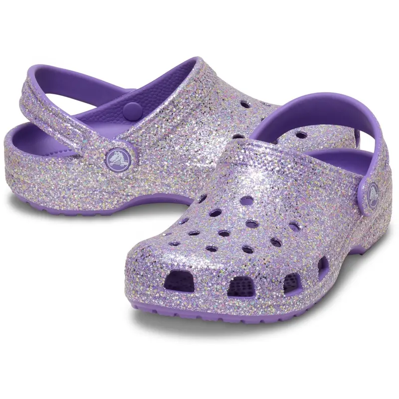 Crocs Purple Classic Fantasy Glitter Clog K Ppl 1