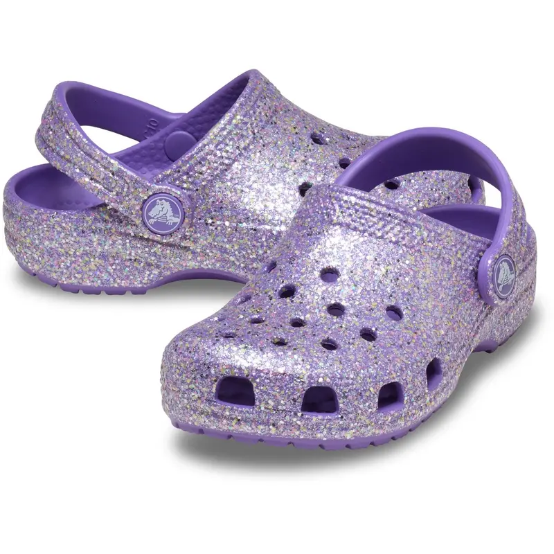 Crocs Purple Classic Fantasy Glitter Clog T Ppl 1