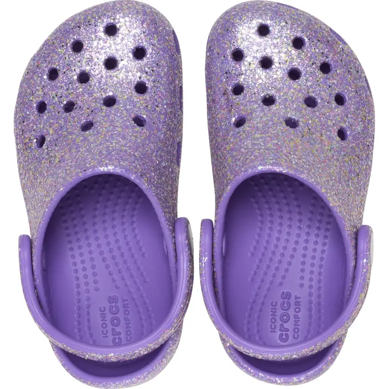 Crocs Purple Classic Fantasy Glitter Clog T Ppl 5