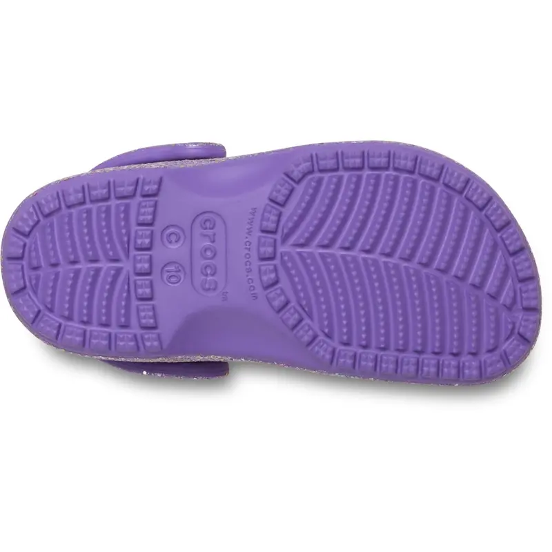 Crocs Purple Classic Fantasy Glitter Clog T Ppl 7