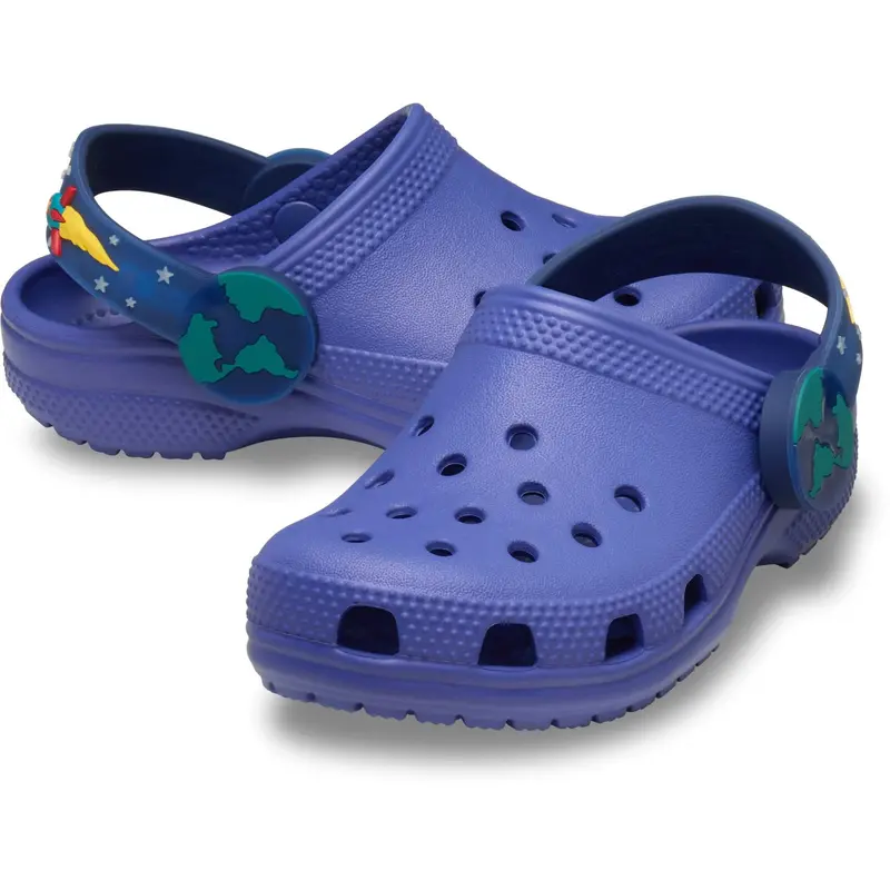 Crocs Sapphire Classic Imagination Lights Backstrap Clog 1