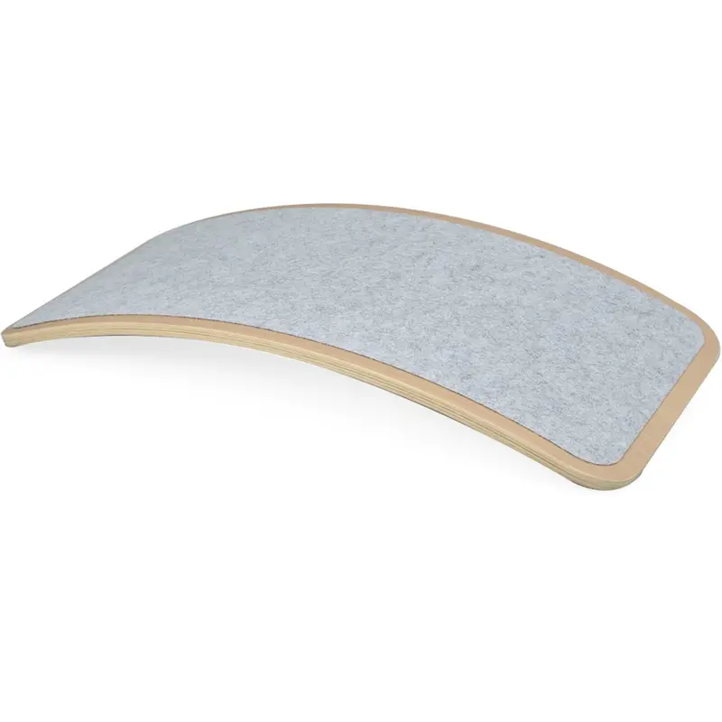 Curve Lab Light Grey Little Arc Small Balance Board Felt 1