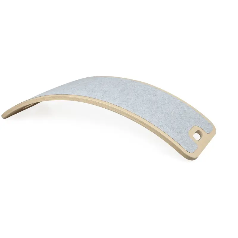 Curve Lab Light Grey Major Arc Balance Board Felt 1