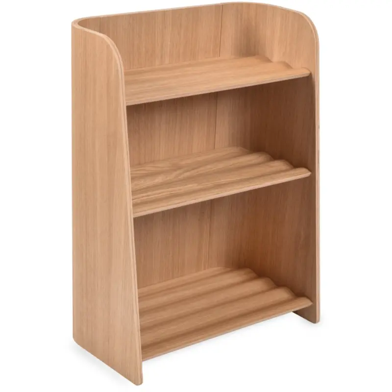 Curve Lab Natural Curvy Bookcase 1