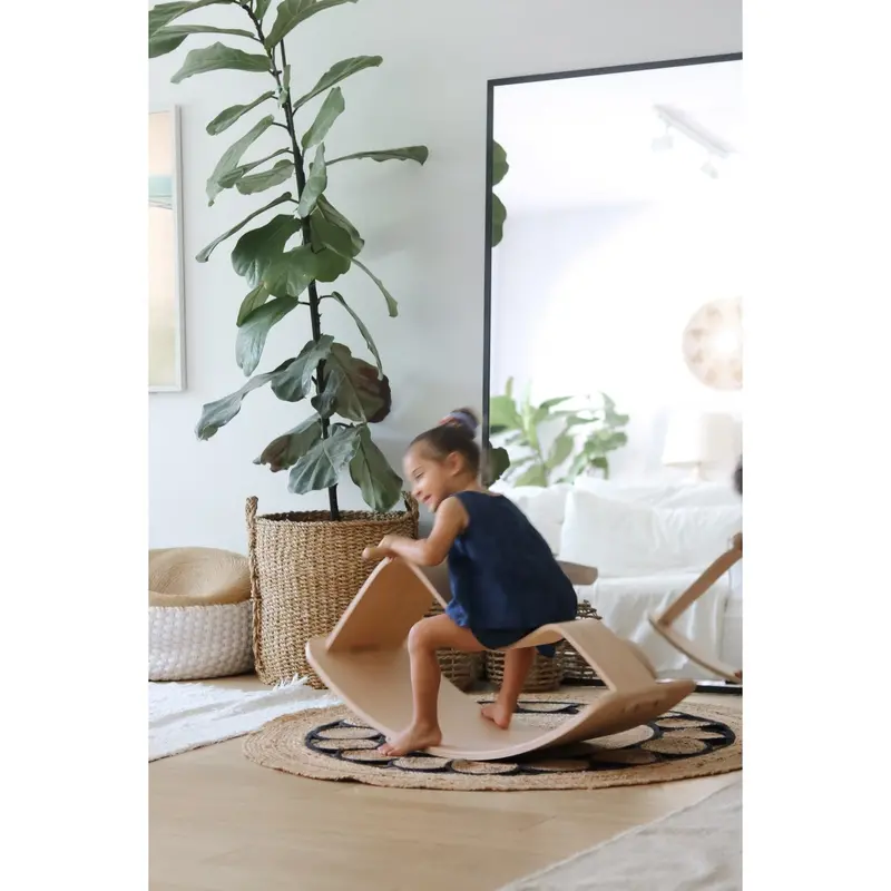 Curve Lab Natural Rocking Horse 2